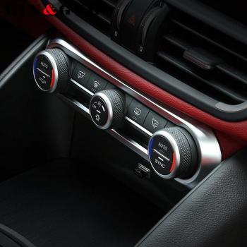 Décorations Chrome ABS pour Climatisation Alfa Romeo Giulia