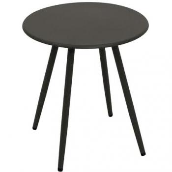 DEGAMO Beistelltisch DENVER 45cm rund, eleganter Stahl