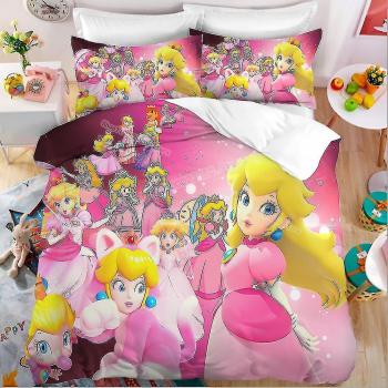 Couette enfant Mario et princesse