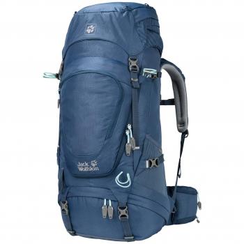 Jack Wolfskin Frauen-Outdoor-Rucksack Highland Trail XT 45 – Leaf Dark Sky, Unveränderte Größe