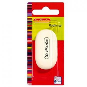 6 x Herlitz Radiergummi Speck oval