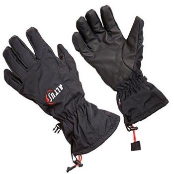 Schwarze Altus Makedonien Handschuhe für Männer, X‑Large