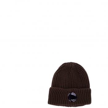C.p. Company Green Beanie Hat Aw24