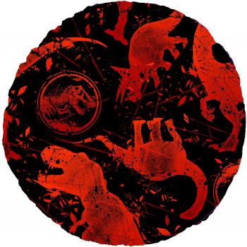 Jura‑World Dino‑Plüschkissen – 32 cm Durchmesser