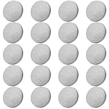 Dispositif électronique batterie bouton CR2032 150 mAh, 3 V – pack 20
