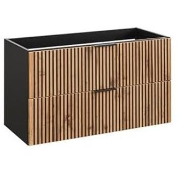 Mobile Senza Lavabo Gaia 100 cm – Design Marrone e Nero