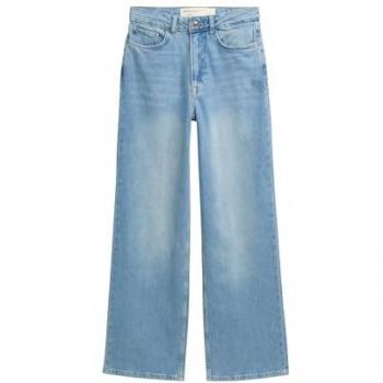 TOM TAILOR Denim Damen Jeans, Wide Leg, blau