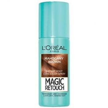 L'Oreal Professionnel Magic Retouch – 6‑Stück Set Mahagoni Braun, 75 ml pro Spray