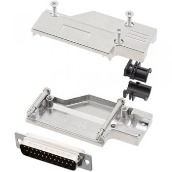 D-SUB 25-poliges Steckerset 90° von Encitech