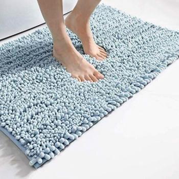 DEXI ComfortWave Blue Bathroom Floor Mat