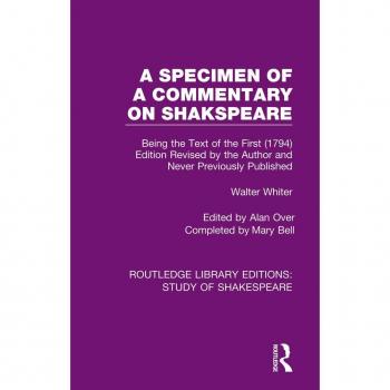 Vitalsource Technologies, Inc. A Specimen Of A Commentary On Shakspeare