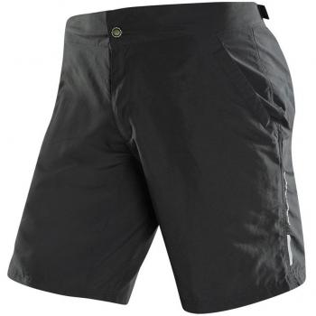 Pantalón Corto BTT Mujer Negro Cadence Baggy