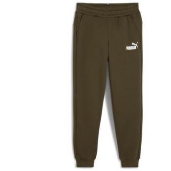 Puma Boys Sweat Pants Essentials Logo Dark Olive 15-16 Years