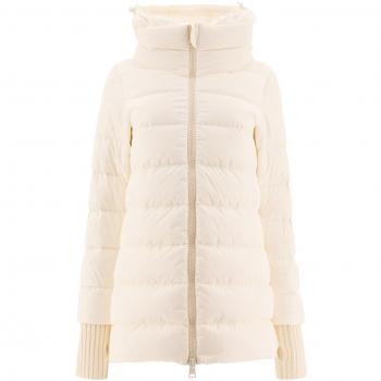 Herno A-Shape Winter Coat in White | Size XS
