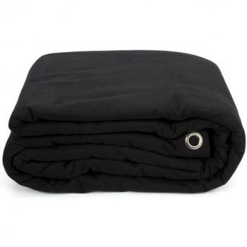 Lightmaxx Black Canvas 3m x 5m with Grommets