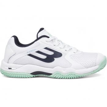 Bullpadel Indiga 25V en Blanco y Turquesa para Mujeres (Talla 37)