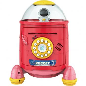 Automatic Piggy Bank Password Safe Deposit Box Deposit Box Safe Box Children's Toy Christmas Fingerprint Bazooka