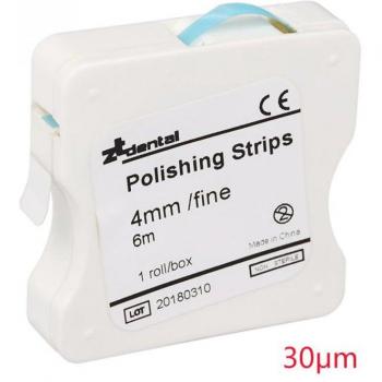 Polierkiste für Mundpflege – 1 Rolle, Interdentalbürste, 4 mm, Blau‑Rosa