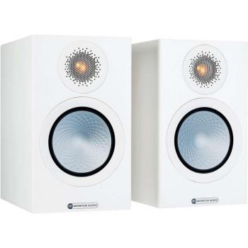 Monitor Audio Silver 50 7G Satin White Bookshelf Speakers (Pair)