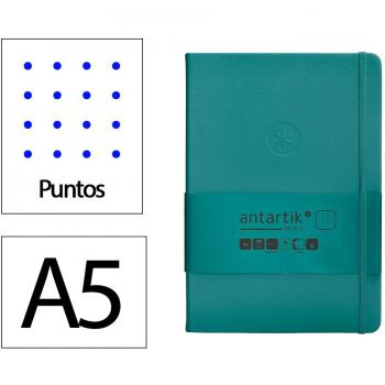 Cuaderno verde aguamarina Antartik tapa dura