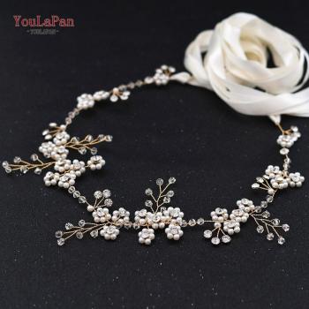 YouLaPan Handmade Pearl Waist Belt
