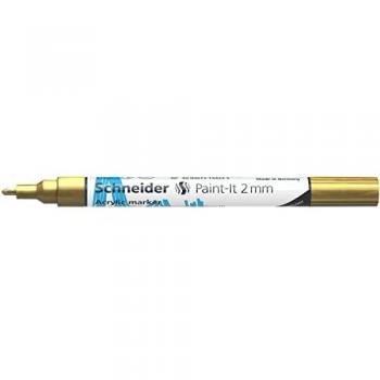 Acrylmarker 2 mm, SCHNEIDER Paint-It 310, gold