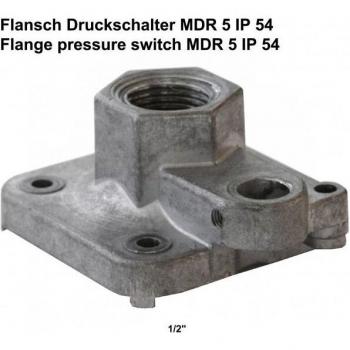 IP65‑Druckschalter MDR 5/5 (Spezial) – 0,5‑Zoll Alu – Condor