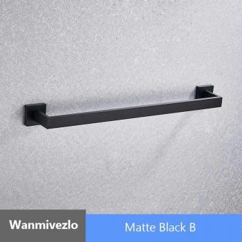 Percha de Almacenamiento para Toallas Mate Negro