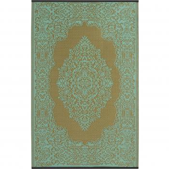 Aqua bella e Bronzo Tappeto Istanbul (90cm x 150cm)
