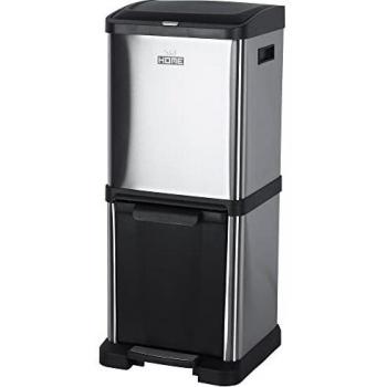 Cubo de Reciclaje Ecológico 34L, 2 Compartimentos