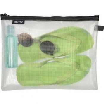 Leitz WOW Large Black Water-Resistant Pouch 30x23 cm