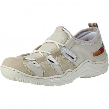 Rieker Damen L0561 Sneaker, Grau (Vapor/Ice/Silverflower)