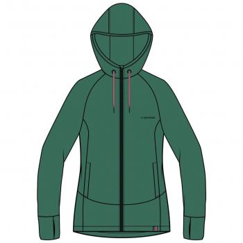 Felpa Lonetree in Bambù con Zip per Donna S Blu-Turchese