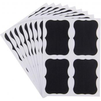 36pcs Blackboard Jar Labels
