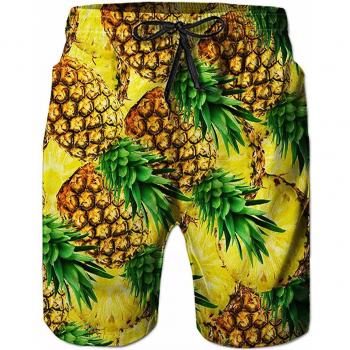 Hawaii Bermuda für Männer – Schnelltrockend, Mesh‑Ventilation, XL