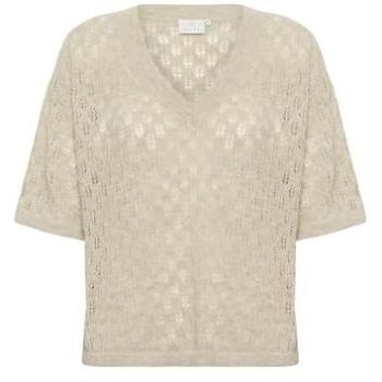 Pull col V femme KAFFE Lourine Gris XS