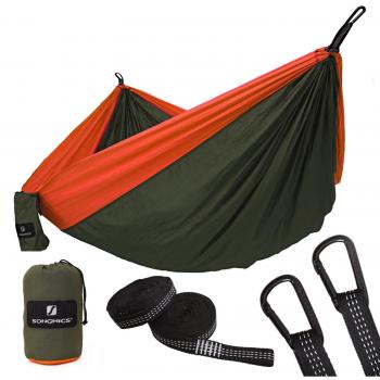 SONGMICS Amaca da Campeggio Compatta e Leggera 60 x 38 x 33 cm