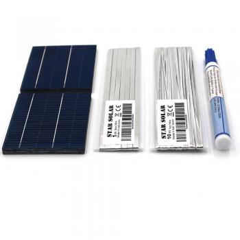 DIY Solar-Ladegerät Bausatz 20-50 Watt mit Draht und Flussmittel