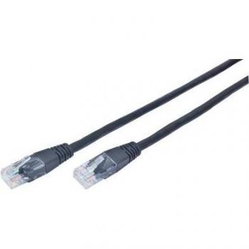 10‑M GemBIRD Cat5e UTP Patch Cord – Copper‑Aluminum, Black, AWG26