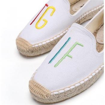 Hemp Rubber Platform Oxford Shoes for Women