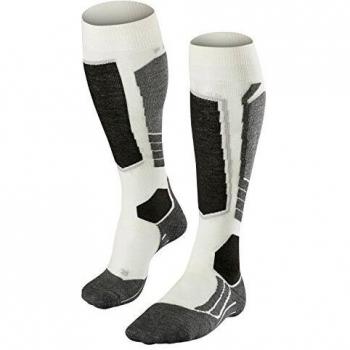 Falke SK4 Medium Volume Wool Ski Socks Ladies 4-5 Grey Size Small