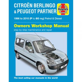 Haynes Workshop manual Citroën Berlingo & Peugeot Partner petrol & diesel (1996-2010) 4281