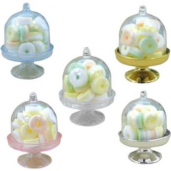 Caja Plástica de Dulces Boda – 12 Mini Soportes