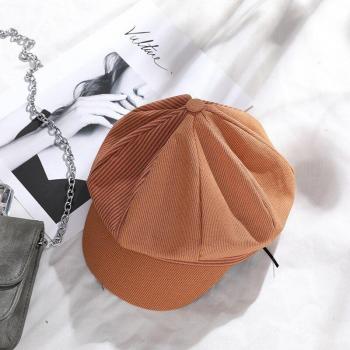 Japanese Inspired Striped Beret for Ladies