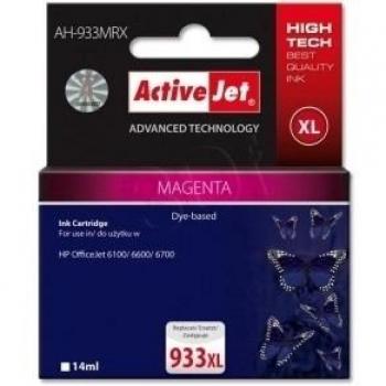Encre Actif Jet AH-933MRX Remplacement pour HP 933XL Magenta