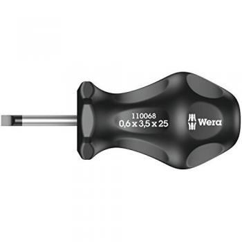 Wera 05110068001 336 Vergaserschraubenzieher (Kopfgröße 0,6 mm) – 0,6 × 3,5 × 25 mm