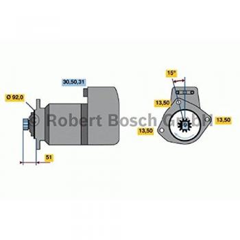 Motore di Accensione Bosch 0 986 019 000 per Motocicletta