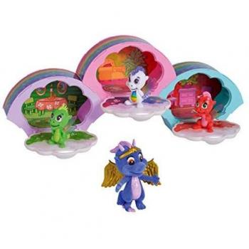 Drachenfiguren Safira Regenbogen – 3er Pack