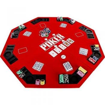 GAMES PLANET Faltbare Spielunterlage „Poker Deluxe“