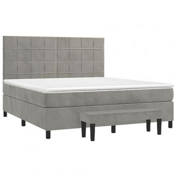 VidaXL Boxspringbett mit Matratze 180x200 cm